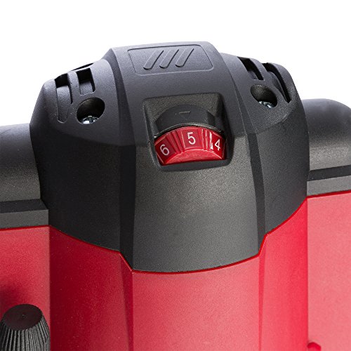 Arebos Oberfräse Holz Fräse maschine Hand Kanten 1200 W, inklusive 12 Fräser und Koffer, 4260199750179 - 4