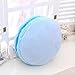 Produktbild Macaron Kissen Kissen Throw Kissen Plüsch Naps Spielzeug 38x38cm/15x15cm (Himmelblau)