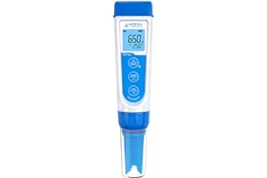 Apera Instruments ORP60 Premium ORP Meter, Pocket Tester, Replaceable Electrode, ±1mV/±0.2% Accuracy, ±1000 mV Range, ±0.5°C Temperature Sensor