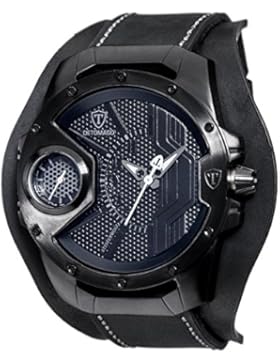 DETOMASO Herren-Armbanduhr Steppen black Analog Quarz DT-YG104-C