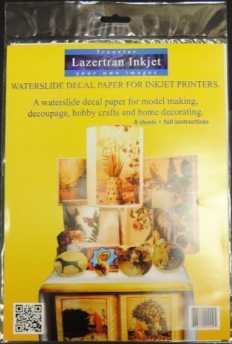 Lazertran A4 Inkjet Waterslide Decals x 24 Sheets