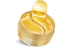 BELIKY GIRL Máscara de ojos de colágeno de caviar premium (30 pares), gel premium antienvejecimiento, antiarrugas, humectante para arrugas debajo de los ojos, quitar bolsas de ojos, Debajo de los ojos
