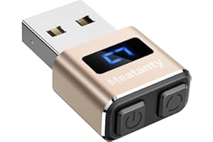 meatanty Metalowy mały symulator myszy, niewykrywalny ruch USB, automatyczny Wiggler z ekranem, 3 tryby poruszania myszką, giggler Toggler Juggler utrzymuje komputer, laptop, budzenie, biuro, zdalna