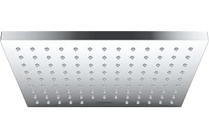 hansgrohe Vernis Shape - wassersparende Kopfbrause 5,4 l/min (EcoSmart+), Duschbrause (230 x 170 mm), Regendusche für Wand- oder Deckenmontage, Brausekopf mit Antikalk-Funktion, Chrom, 26094000