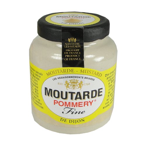 Pommery Lion's Mustard Meaux Moutarde in Pottery Crock by Pommery