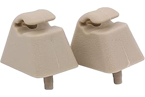 Doo Engy Support de pare-soleil pour pare-soleil, clips, pour O-pel Corsa Vectra Astra F Meriva Zafira Insignia Calibra Vivaro Cavalier Beige