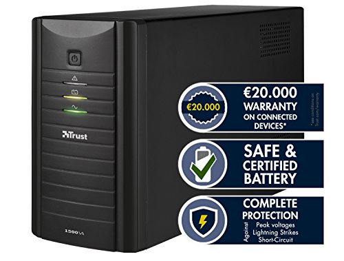 Trust Oxxtron 1500VA Management UPS (CD-ROM, USB 2.0) schwarz - 6