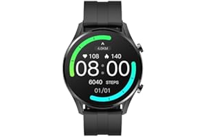 IMILAB W12 Inteligentny inteligentny zegarek 47mm IP68, monitor tętna, miernik i monitorowanie tlenu we krwi, czarny