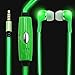 Produktbild vimmor Sport blinkender LED in-Ear Kopfhörer, LED Glow Kopfhörer, LED Nacht Running in-Ear, HD Stereo Kopfhörer mit 3,5-mm-Stereo-Klinke, Cool leuchtende mit Musik Rhythmische in dunklen, Blickfang für Night Walk, Laufen, Sport, Party