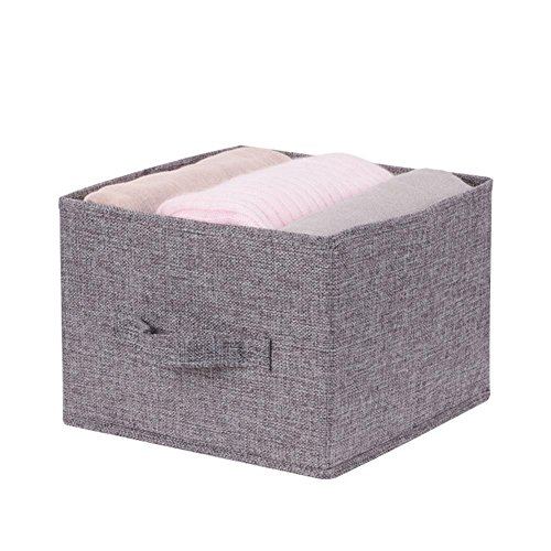 PROKTH Étagères pour Armoires, Étagère de Rangement Suspendue en Polyester Pliable, Armoire Suspendue en Tissu, Organisateur de Vêtements Gris