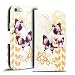 Produktbild iPhone 7 Muster Hülle, Conie Mobile Handytasche Bookstyle Schutzhülle Motiv Bilderhülle Wallet Tasche, PU Leder Tasche