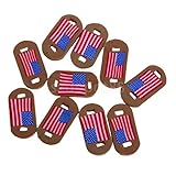 ELECTROPRIME 10pcs Polymer Clay Beads Brown 30x15mm Connector Craft Beads For Bracelt