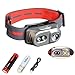 Produktbild Klarus H1A Stirnlampen 550 Lumen 3 LEDs Drei Lichtquellen Wasserdichte Scheinwerfer, mit 750mah 14500 wiederaufladbare Akku und USB Kable und USB lampe