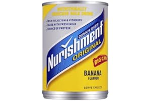 Nurishment Banana Flavour Milk Drink 400 g (Pack of 12)