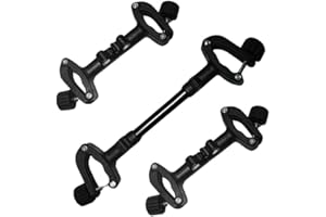 Toddmomy 1 Satz Kinderwagen Anschlüsse Verstellbare Universal Kinderwagen Verbindungsstücke für Zwillinge Schwarz