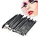 INMOZATA 20pcs/set Black HQ Makeup Brushes Cosmetic Brushes Set Blending Concealer Eyeshadow Eyebrow Foundation Shadow Powder Cosmetics Tools Kit