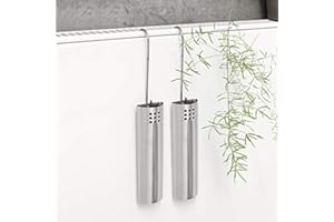HAUS UND GARTEN Aria umidificatore in acciaio inox, Set di 2