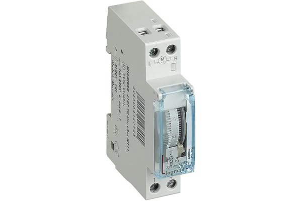 412790 Horloge modulaire journalière Legrand - Avec réserve de marche - Analogique - Cadran vertical - 16A