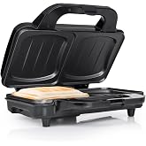Tristar SA-3060 Sandwich Maker, Compact Size with Cable Compartment, 900 W Power, Non-Stick Coating