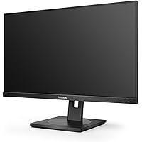 Philips 242S1AE - Monitor FHD da 24 pollici, regolabile in altezza (1920 x 1080, 75 Hz, VGA, DVI, HDMI, DisplayPort), colore:
