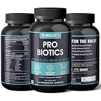 Boldfit Probiotics 30 Billion CFU - Probiotics for Women, Approved Probiotics for Men and Adults - Shelf Stable, Natural Probiotic Supplement - 120 capsules