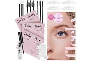 Fleeky Lash Lifting Set – ögonfranslyft med preglued pads – uttrycksfull i upp till 6 veckor utan ögonfransböjare – mild och enkel – tillverkad i EU