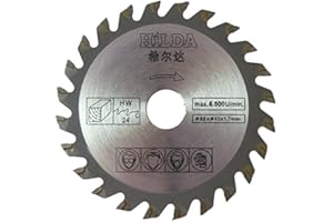 ARIOLUER Lame de scie circulaire pour Worx WU 420, WX 422, WX 423, WX 426, WX 523 85 mm x 15 mm x 24 dents