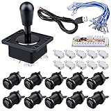 Einfache Installation Design, einfach verbinden Sie Ihre Arcade-Steuerelemente an die Encoder-Board mit den mitgelieferten Drähten, dann stecken Sie den Encoder in Ihren Computer USB-Port, und dann genießen Sie Ihre Arcade-Spiele mit Ihrem PC.