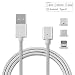 Produktbild Mzhou 3-in-1Magnetische USB Ladekabel Datenkabel,3Pack 1M Nylon iPhone Ladekabel Lightning USB Kabel für Apple iPhone 6 Plus/6 /5/5S/6s iPad 4 iPad Mini/Air iPod 5/ iPod7