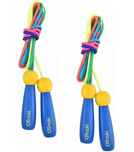 Corde à Sauter Longue 5m - 2 Pièces Pour Groupe, Enfants & Adultes, Sport Plein Air