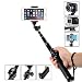 SumacLife Compact Foldable Bluetooth Aluminum Extendable Selfie Stick & Bluetooth Camera Shutter, Monopod Selfie Handheld Stick Pole Adjustable Holder for GoPro iPhone Samsung HTC iOS Andriod Cellphone Smartphones RS.999.00