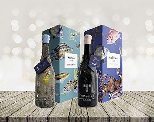 Oferta Pack especial Navidad. Vino submarino Sea Passion Nº6 y Sea Soul Nº7