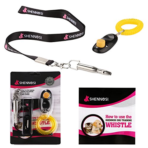 SHENNOSI-Dog-whistle-to-stop-barking-with-whistle-lanyard-clicker-silent-repeller-training-silver-whistle-for-Pets-Cat-Pigeon-Eagle