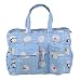MomToBe Light Blue Printed Baby Diaper/Nappy Changing Bag RS.449.00