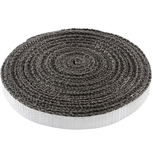 Jago Ofendichtband in verschiedenen Längen, Breiten und Stärken selbstklebend, Abdichtung für Ofenfenster und Ofenrohr bis ca. 550 °C beständig - 3