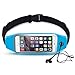 Produktbild Running Gürtel Taille Pack, shalwinn Schweiß-Reflektierende Taille Beutel mit Transparent Touchscreen, Kopfhörer Jack für 6S Plus, 6 Plus, 6S, 6, Samsung Moto Huawei und so weiter