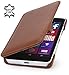 Produktbild StilGut Book Type Case mit Clip, Hülle aus Leder für Microsoft Lumia 640 / 640 Dual SIM (nur kompatibel mit schwarzer und weißer Version), cognac