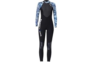 SK Studio Womens Wetsuit 3MM Neoprene Winter Swimwear Warm Diving Snorkeling Surfing Swimwear