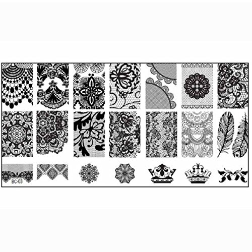 Malloom? Nail Art Decor Nail Stamping Printing Plate Image Stamps
