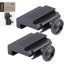 HITSAN 2Pcs 11mm Dovetail to 20mm Picatinny Weaver Rail Converter HITSAN 2Pcs 11mm Dovetail to 20mm Picatinny Weaver Rail Converter