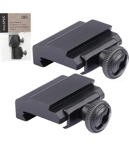 HOUSON Adaptateur Rail Picatinny M-LOK 260 Mm – Extension 24 Slots 11 Mm à 20 Mm – Montage Tactique Robuste En Aluminium Pour Fusil