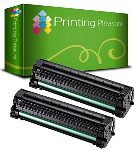 Pack 2 Unidades MLT-D1042S Tóner compatible con Samsung ML-1660 ML-1661 ML-1665 ML-1666 ML-1670 ML-1675 ML-1860 ML-1865 ML-1865W SCX-3200 SCX-3201 SCX-3205 SCX-3205W SCX-3206 SCX-3217 SCX-3218