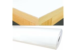 Karina Home Heavy Duty Table Protector Heat Resistant Table Felt (White, 90cm x 250cm)