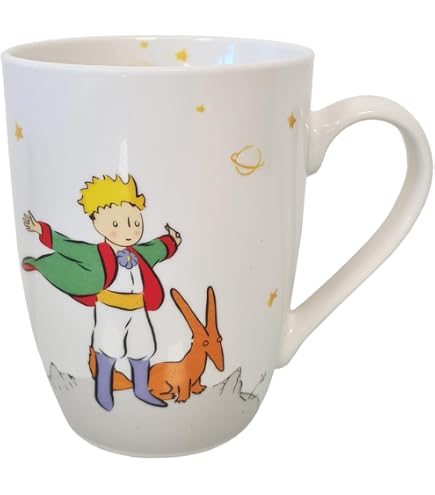 Mug Kiub Le Petit Prince - Porcelaine, Tour Eiffel Et Terre, Hauteur 8.5 Cm, Neuf