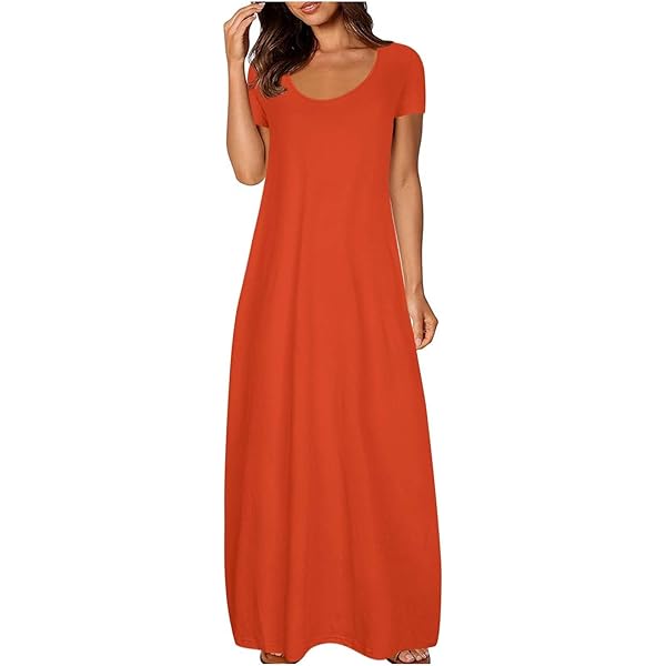 Vestido Largo Bohemio Para Mujer - Estilo Boho Floral, Cuello Redondo, Con Bolsillos, Ideal Para Verano Y Fiestas