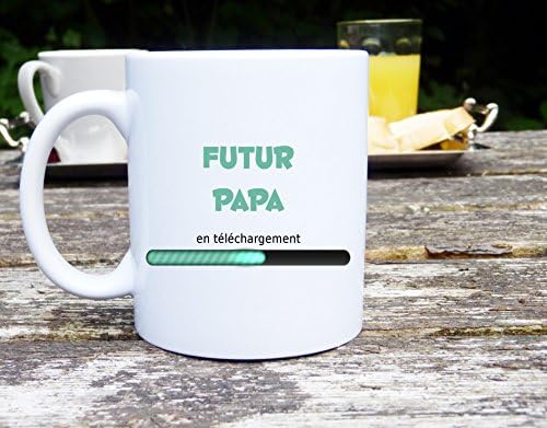 Future Dad Mug, Coffee Cup (French Language)