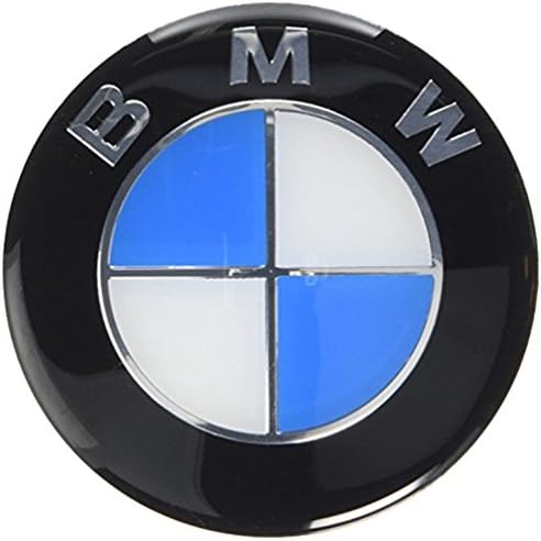 BMW REPLACEMENT E46 E60 E61 E81 E90 E91 E92 X5 M3 BONNET BOOT BADGE EMBLEM 82mm (82mm)