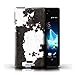 Produktbild Gedruckt Schutzkoffer Schutzhüllen / Hülle für Sony Xperia V/LT25i / Kuh/Schwarz Muster / Tierpelz Muster Kollektion