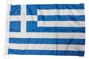PANDIUI23 bandiera Grecia barca 45 x 30 bandiera per barche Grecia 30 x 45 cm
