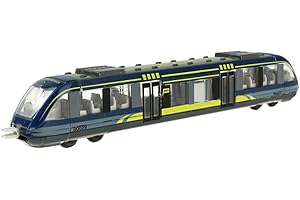 NyaSaa Train Model Toy Children Educational Toys Train Toys for Kids, Toddlers,Simulation Alloy Train High-Speed Rail Car Model (Blue)